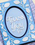 Poppystamps Die -  Thank You Poe Script