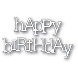 Poppystamps Die - Playful Happy Birthday