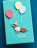 Poppystamps Die -  Brilliant Birthday Balloons
