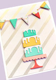 Poppystamps Die - Brilliant Birthday Cake