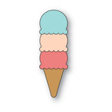 Poppystamps Die -  Triple Scoop