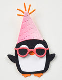 Poppystamps Die -  Fancy Party Penguin