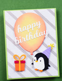 Poppystamps Die - Splendid Happy Birthday