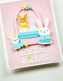 Poppystamps Die -  Easter Wishes