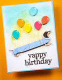 Poppystamps Die - Balloon Bunch