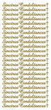 Peel Off Stickers -  Sincères Condoléances