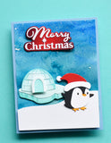 Poppystamps, Die - Merry Christmas Fluffy Script