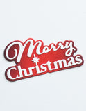 Poppystamps, Die - Merry Christmas Fluffy Script