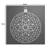 Vaessen Creative Embossing Folder, 3D - Christmas Bauble