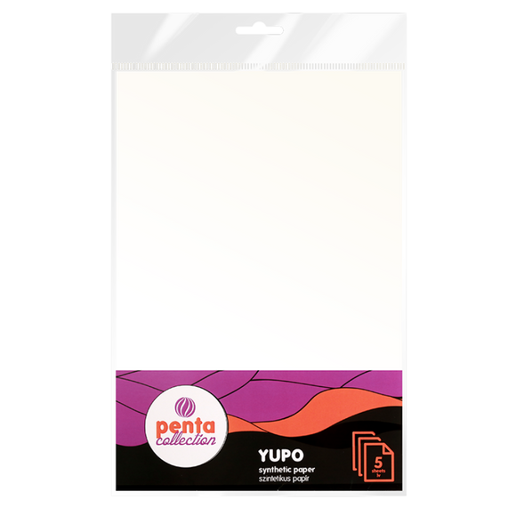Pentacolor Paper A4, Yupo 5 sheets/pack