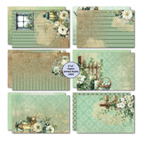 3Quarter Designs Paper, Sage Candle 6x4 Card Pack