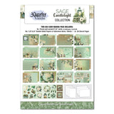 3Quarter Designs Paper, Sage Candle 6x4 Card Pack