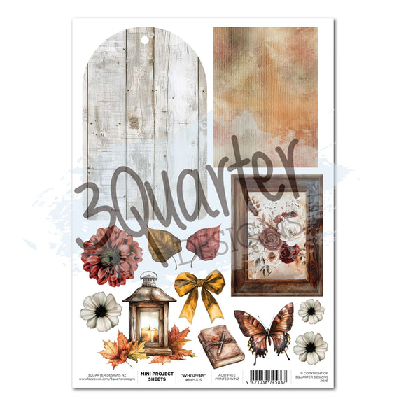3Quarter Designs Paper, 3Quarter Designs, Mini Project Sheet - Autumn ...