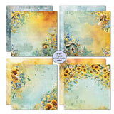 3Quarter Designs, Honey Fields 12x12 Design Paper & Diecuts Set