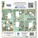 3Quarter Designs Paper, Sage Candle 12x12 Design Paper & Diecuts Set