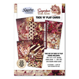 3Quarter Designs, Sugarplum Wreath - Tuck N Play Cards