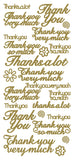 Peel Off Stickers - Various Thank You