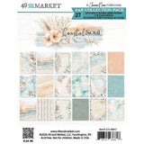 NEW Product!  49 And Market Paper. 6 x 8" - Coastal Soul Collection Pack