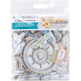 NEW Product!  49 And Market Embellishment, Coastal Soul - Chipboard Set