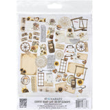 NEW Product!  49 And Market Embellishments, Country Heart Cafe -  Die-Cut Elements