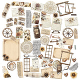 NEW Product!  49 And Market Embellishments, Country Heart Cafe -  Die-Cut Elements