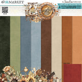 NEW Product!  49 And Market, Paper 12X12",Country Heart Cafe - Solids Paper Pack