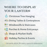 CrafTreat DIY Paper Lanterns - Santa Stuck in Chimney