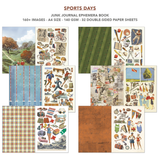 Ciao Bella Paper - Sports Days Junk Journal & Ephemera Book A4 32/Pkg
