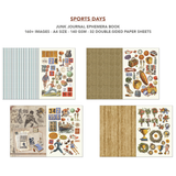 Ciao Bella Paper - Sports Days Junk Journal & Ephemera Book A4 32/Pkg