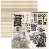 Ciao Bella Paper - Typographic Pad 8"x8" 12/Pkg
