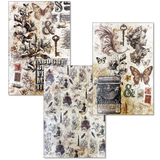 Ciao Bella Paper - Deluxe Paper Pearl Copper & Vellum Dual Pack A4 MIXED 6/Pkg Typographic