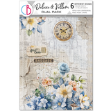 Ciao Bella Paper - Deluxe Paper Silver & Vellum Dual Pack A4 MIXED 6/Pkg Eastern Journey