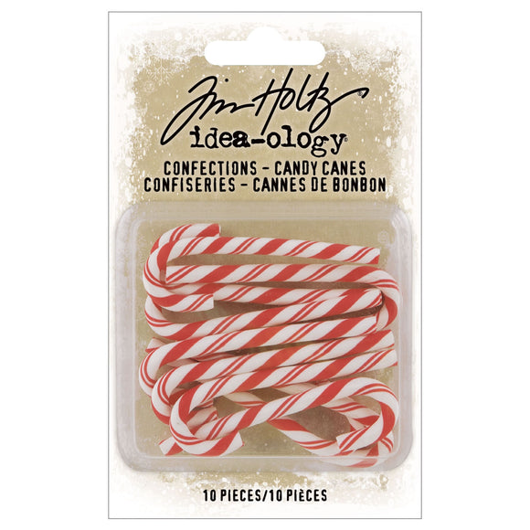 Tim Holtz Idea-ology Embellishments, Confections - Candy Canes
