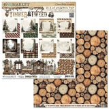 49 And Market Paper, Timber & Tweed - Collection Pack 12"X12"