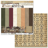 49 And Market Paper, Timber & Tweed - Collection Pack 12"X12" Solids