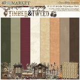 49 And Market Paper, Timber & Tweed - Collection Pack 12"X12" Solids