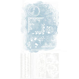 49 And Market Embellishment, Rub-On Transfer Set, Vicki Boutin, Edges, Irresistible