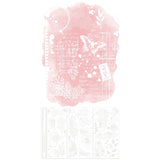 49 And Market Embellishment, Rub-On Transfer Set, Vicki Boutin, Layers, Irresistible