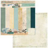 NEW Product!  Preorder - 49 And Market Paper 12x12, Solids Collection Pack - Travel Diaries