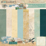 NEW Product!  Preorder - 49 And Market Paper 12x12, Solids Collection Pack - Travel Diaries