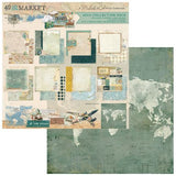 NEW Product!  Preorder - 49 And Market Paper 12x12, Collection Pack - Travel Diaries