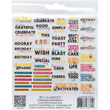 NEW Product!  Preorder - 49 And Market Embellishment, Chipboard Set - Glimmer and Glee