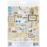 NEW Product!  Preorder - 49 And Market Embellishment, Die-Cut Elements - Travel Diaries
