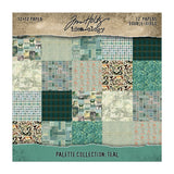 Tim Holtz Paper, Double-Sided Cardstock, 12"X12", Idea-ology: Palette Collection: Green
