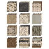 Tim Holtz Paper, Double-Sided Cardstock, 8x8", Idea-ology: Palette Collection: Neutral