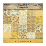 Tim Holtz Paper, Double-Sided Cardstock, 8x8", Idea-ology: Palette Collection: Yellow