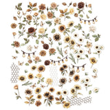 NEW Product!  49 And Market Embellishments, Country Heart Cafe -  Laser Cut Wildflowers