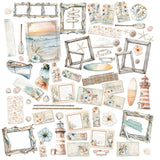 NEW Product!  49 And Market Embellishment, Coastal Soul - Die Cut Elements