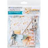NEW Product!  49 And Market Embellishment, Coastal Soul - Die Cut Elements