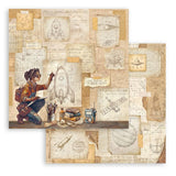 Stamperia Paper, Double-Sided Paper Pad 12"X12" 10/Pkg - A New Beginning